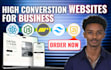 build a high converting website for service business