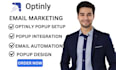 setup optinyl popup form optinyl lead capture optinyl email integration