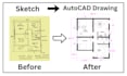 convert PDF, sketch or image to autocad 2d drawing