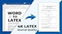 convert a research report from ms word to latex
