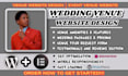wedding venue website, event hall website design, wedding booking website,