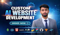 develop an ai powered website with chatbot and smart automation