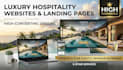 create luxury hospitality website and landing page