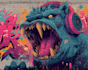 create urban graffiti character illustrations