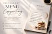 copywrite italian and english menus