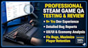 professionally test and review your game