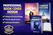 create a professional book cover design for print and ebook
