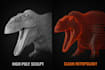 do professional retopology for your 3d model