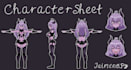 draw anime art character sheet