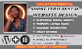 short term rental website, vacation rental website, airbnb website design