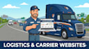 build a clean website for freight brokerage growth and logistics