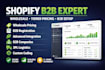 setup shopify b2b wholesale store with tiered pricing and custom integration