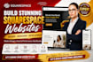 build squarespace website, redesign squarespace website, update squarespace