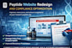peptide website redesign compliance audit policy fix optimization