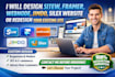 design sitew, framer, webnode, jimdo, silex website redesign