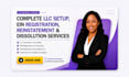 do complete llc setup, ein registration, reinstatement and dissolution services