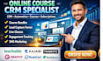 setup online course CRM teachable kajabi thinkific graphy braincert freshlearn