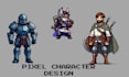 design 16bit 32bit pixel art character pixel art character animation sprite