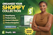 create shopify collections, mega menu, dropdown, shopify menu, shopify expert