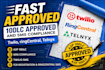 set up a2p 10dlc SMS compliance for twilio, ringcentral and tcr registration