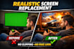 do realistic screen replacement and motion tracking for videos