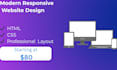build a custom coded website with HTML CSS javascript