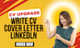 write and upgrade cv, creat cover letter and linkedin profile optimize services