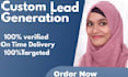 do b2b lead and linkedin lead gen for email list building