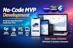 build your mvp using bubble io custom no code app using adalo flutterflow