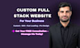 build professional custom full stack business website with next js mongodb more