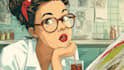 create authentic retro comic illustration
