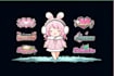 create a cute vtuber, twitch kawaii logo