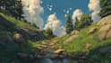 hand paint environment art