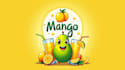 design outstanding mango drink lemonade juice logo