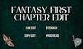 line edit your fantasy novel first chapter