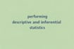 conduct descriptive n inferential statistics on the spss sav file you provide me