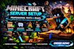 set up professional minecraft server texts and rules