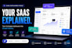 create a saas explainer video, demo video for saas product