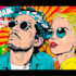 create a unique street pop art illustration