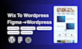 convert figma wix to wordpress migrate website with elementor pro and seo