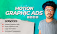 edit and create motion graphics animation saas video ads