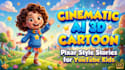 create a cinematic 3d ai cartoon animation for you