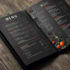 make a professional restaurant and food menu design