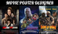 design a professional cinematic movie poster for movies