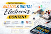 create professional analog and digital electronics content