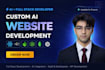 build ai powered saas dashboard and full stack website development