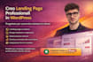 create a professional, responsive wordpress landing page