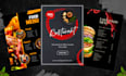 design a modern and professional restaurant digital menu