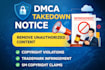 send dmca takedown notice to remove stolen content