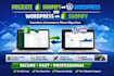 convert or migrate shopify to wordpress and wordpress to shopify professionally